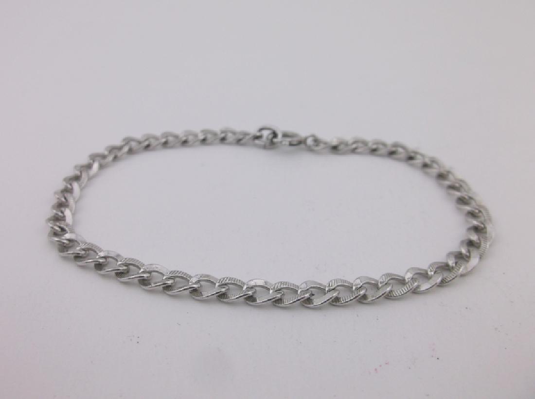 Gorgeous Antique Sterling Silver Chain Bracelet: excellent condition
