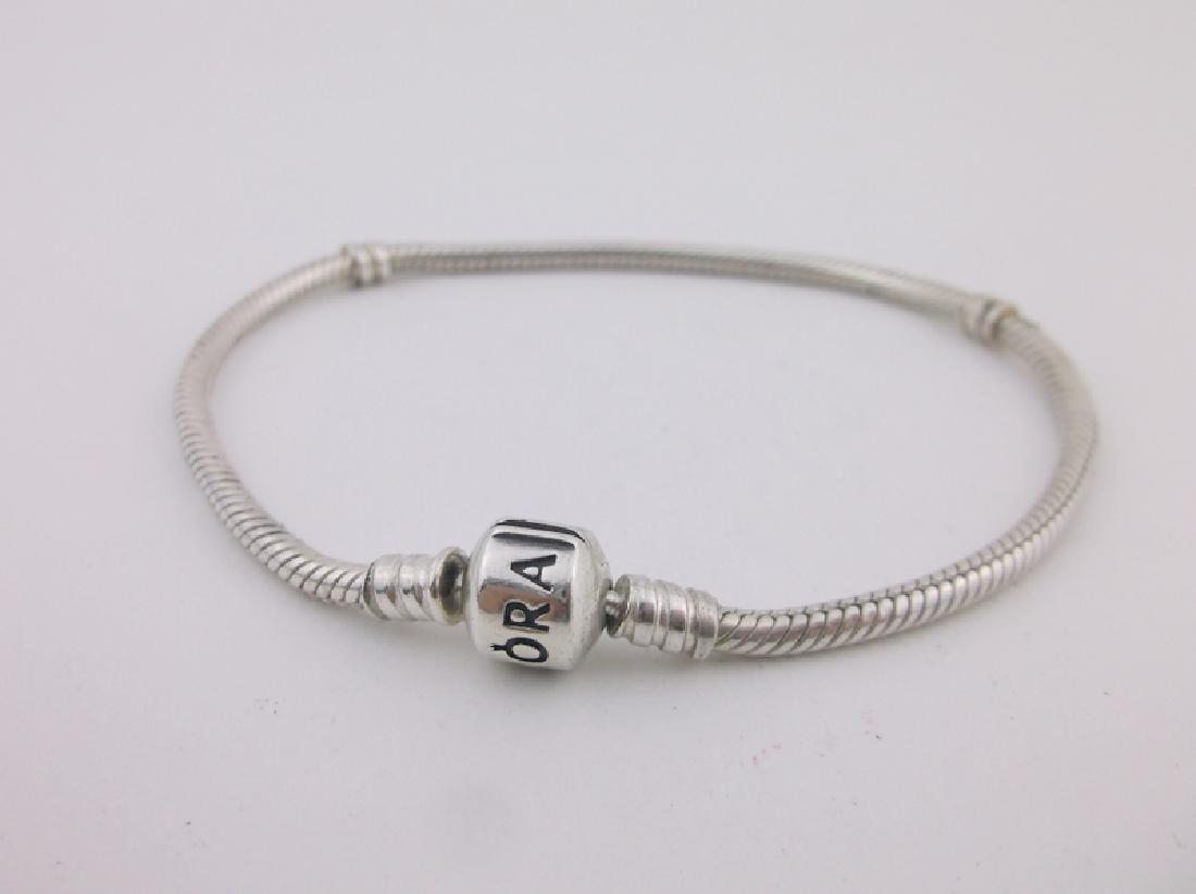 Stunning Pandora Sterling Silver Charm Bracelet (1 of 1)