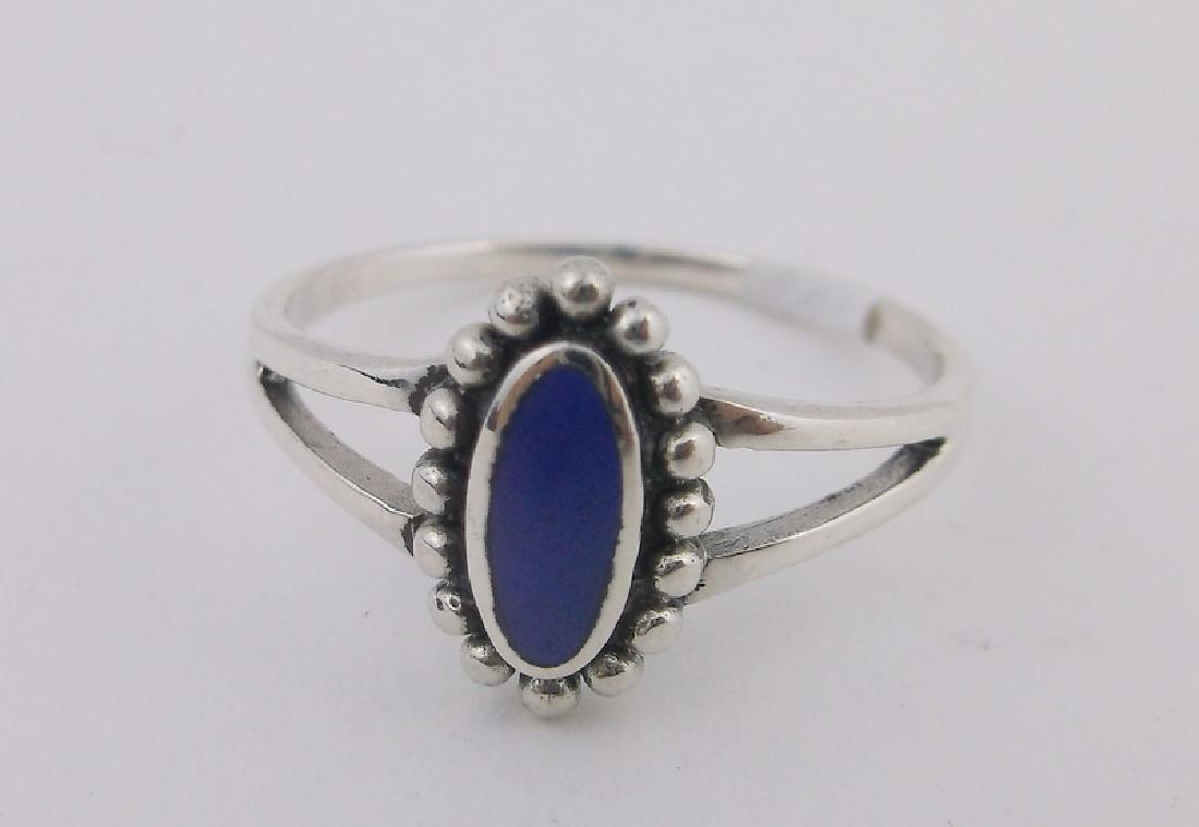 Stunning Sterling Silver Lapis Ring 7 (1 of 2)