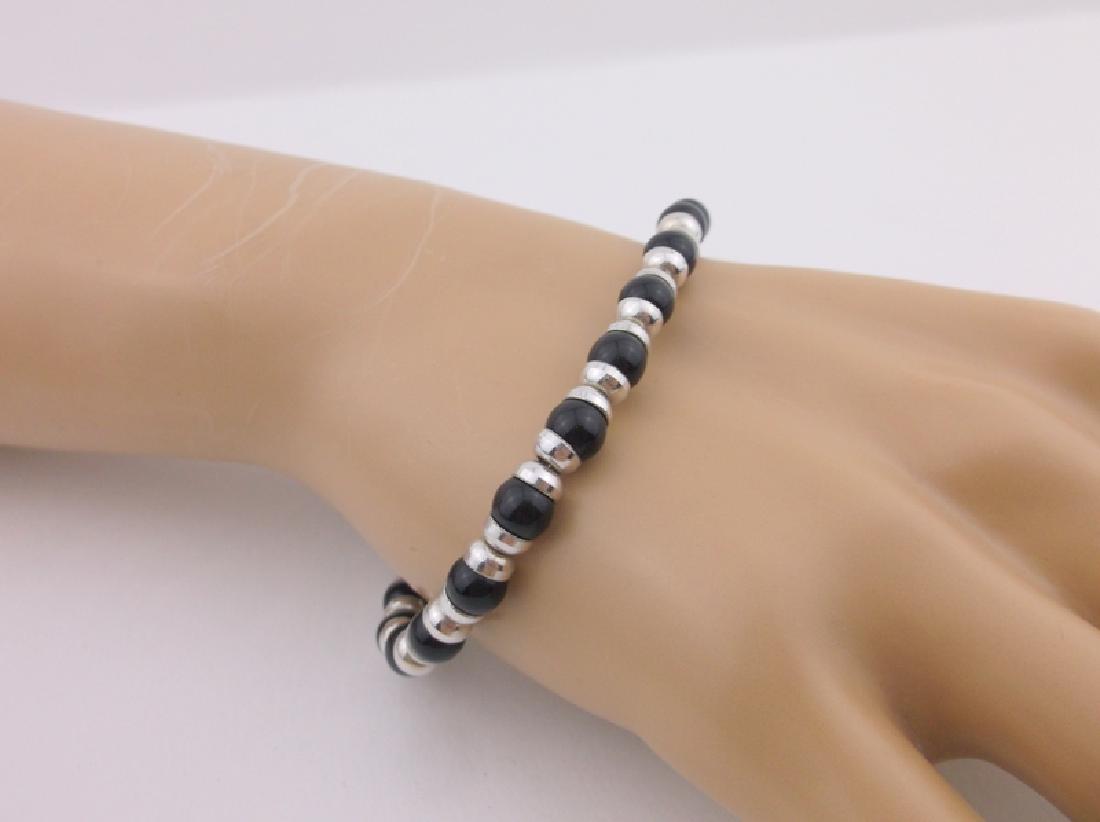 Gorgeous Heavy Sterling Silver Toggle Bracelet (1 of 2)