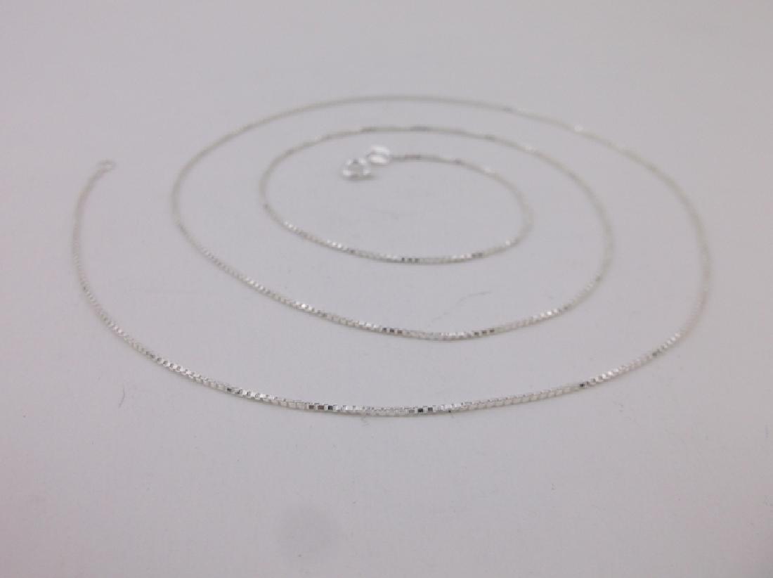 New Sterling Silver Box Chain Necklace 24": Brand New, Guaranteed Solid 925 Sterling Silver