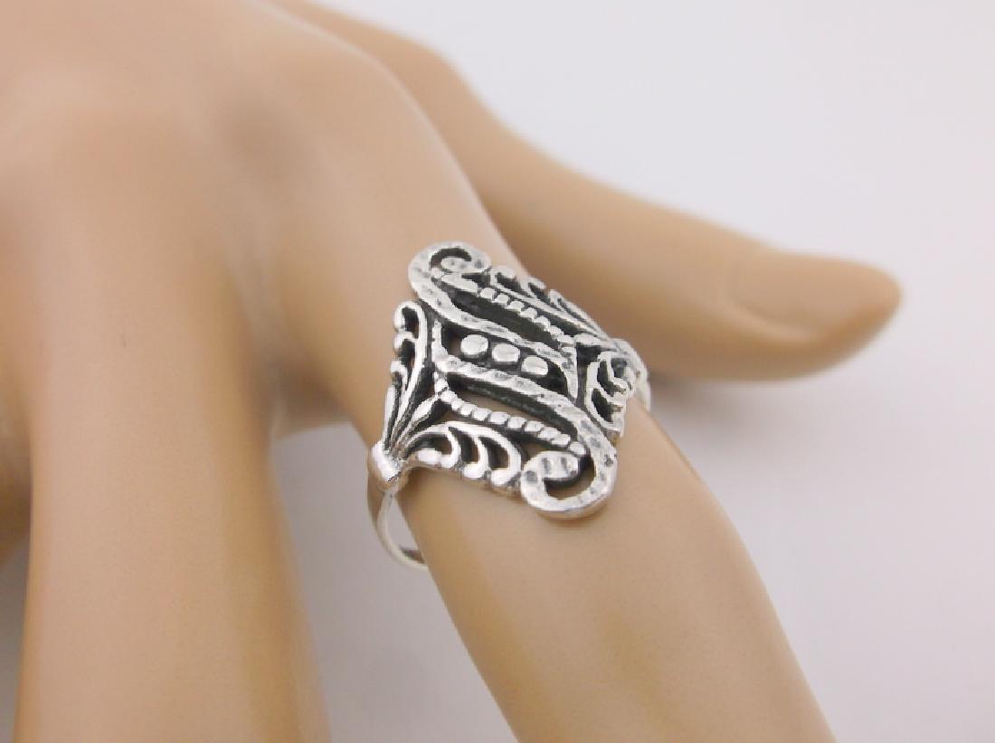 Stunning Sterling Silver Ornate Filigree Ring 7 (1 of 1)