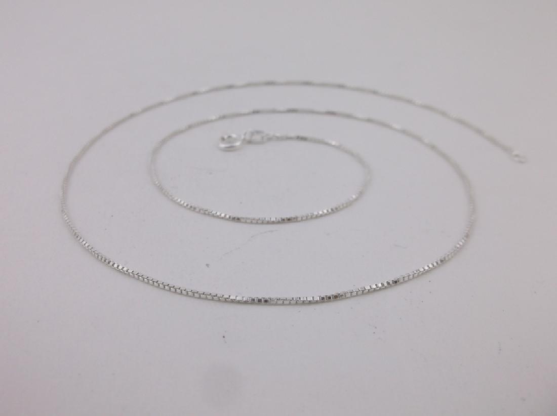 New Sterling Silver Box Chain Necklace 18": Brand New, Guaranteed Solid 925 Sterling Silver