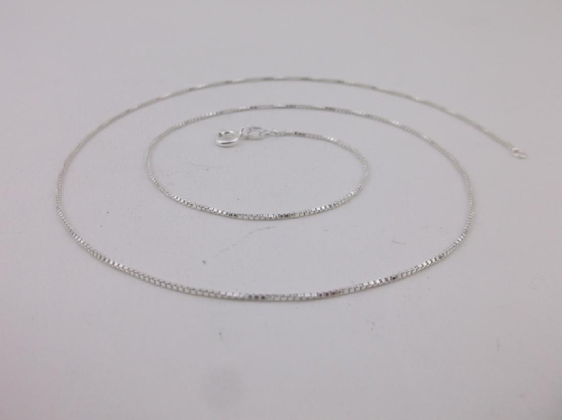 New Sterling Silver Box Chain Necklace 18": Brand New, Guaranteed Solid 925 Sterling Silver