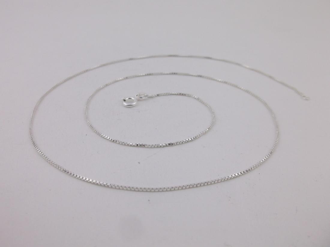 New Sterling Silver Box Chain Necklace 20": Brand New, Guaranteed Solid 925 Sterling Silver
