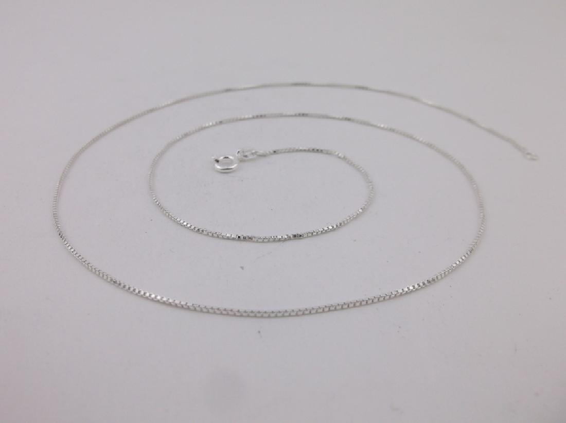 New Sterling Silver Box Chain Necklace 20": Brand New, Guaranteed Solid 925 Sterling Silver