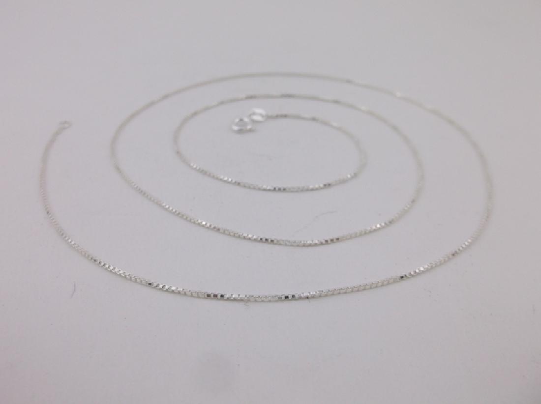New Sterling Silver Box Chain Necklace 24": Brand New, Guaranteed Solid 925 Sterling Silver