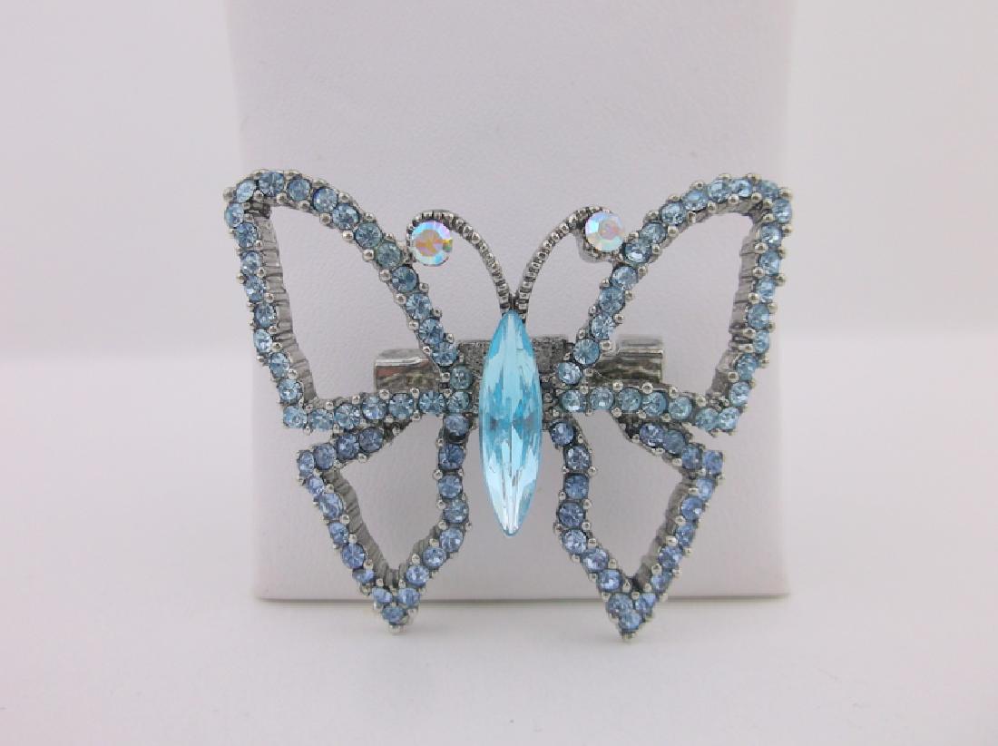 Stunning Rhinestone Butterfly Brooch (1 of 1)
