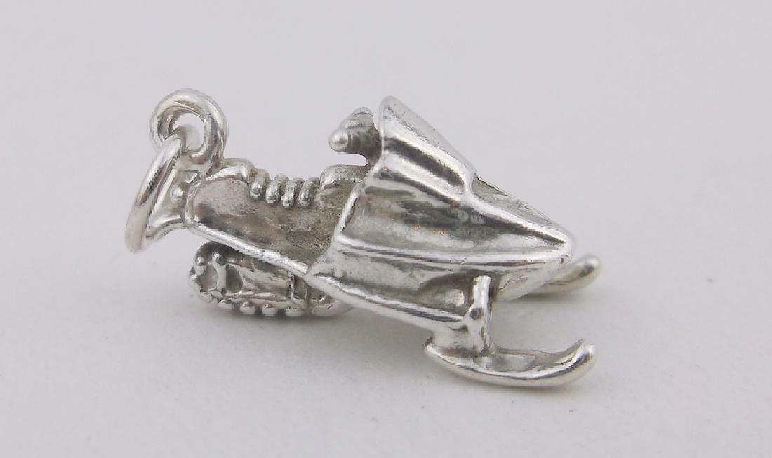 Stunning Sterling Silver Snow Machine Pendant Charm (1 of 1)