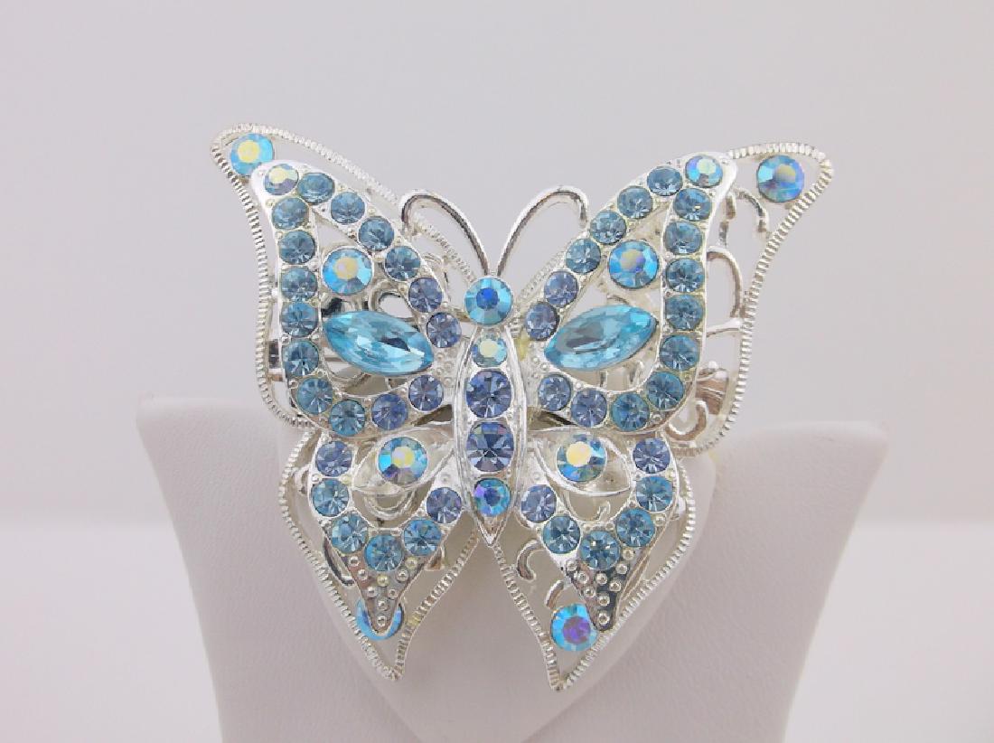 Stunning Rhinestone Butterfly Brooch Pendant (1 of 1)