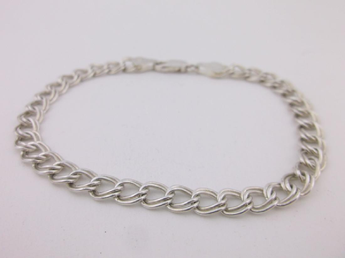 Stunning Sterling Silver Chain Bracelet: Guaranteed Solid 925 Sterling Silver, in Excellent Condition