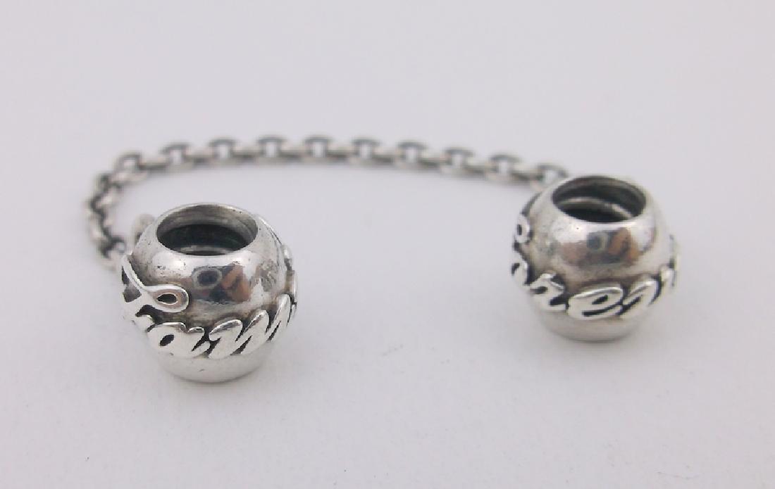 Stunning Pandora Sterling Family Forever Charm Beads (1 of 2)