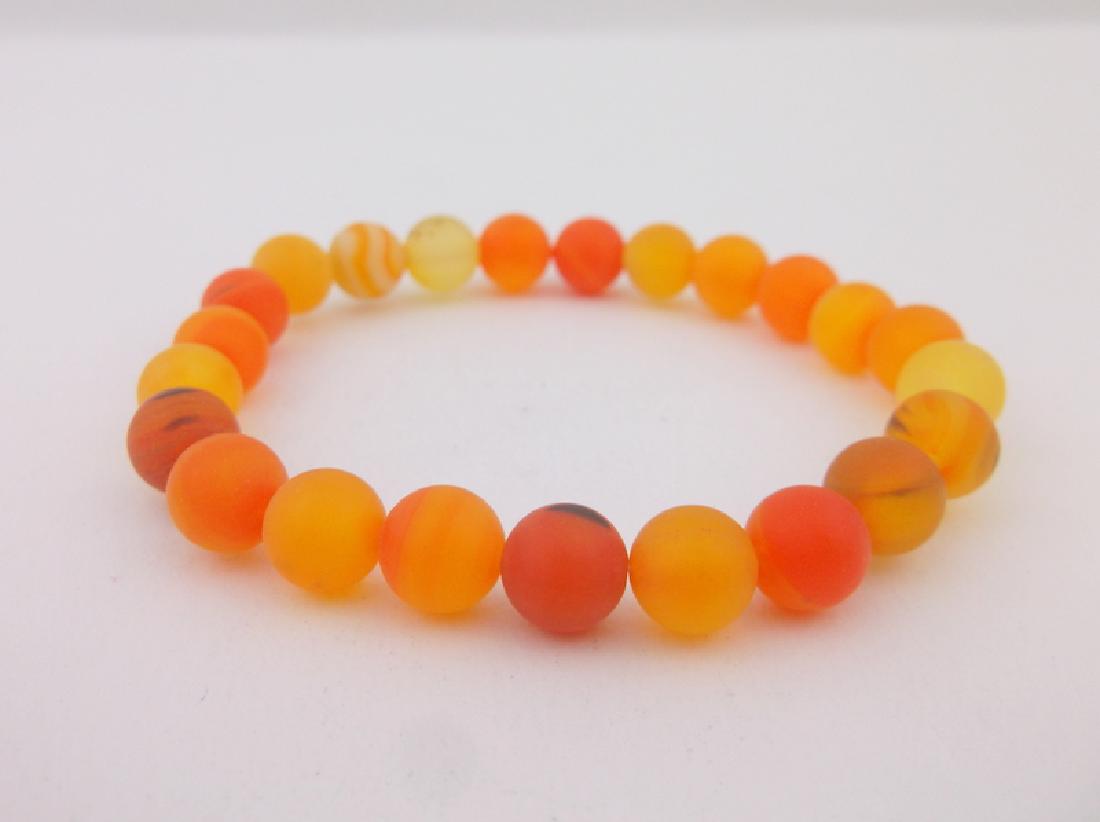 New Healing Sun Fire Geode Crystal Bracelet (1 of 1)