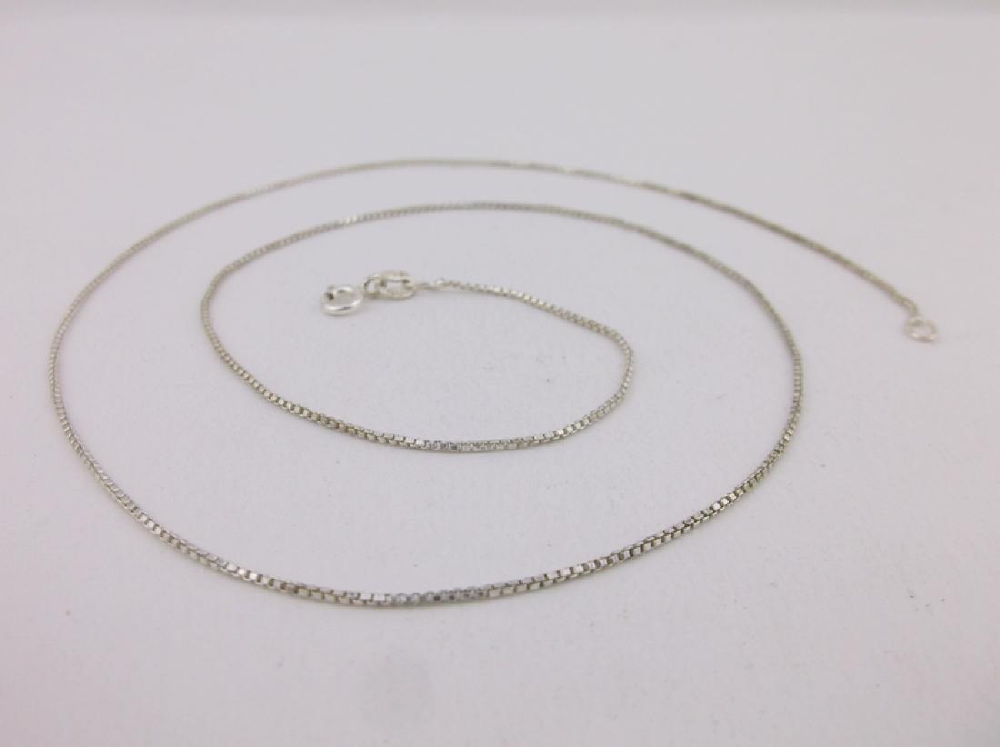 Stunning Sterling Silver Chain Necklace 18": Guaranteed Solid 925 Sterling Silver, in Excellent Condition