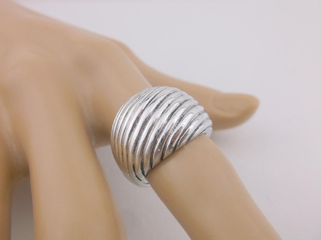 Stunning Heavy Sterling Silver Design Ring 6 (1 of 1)