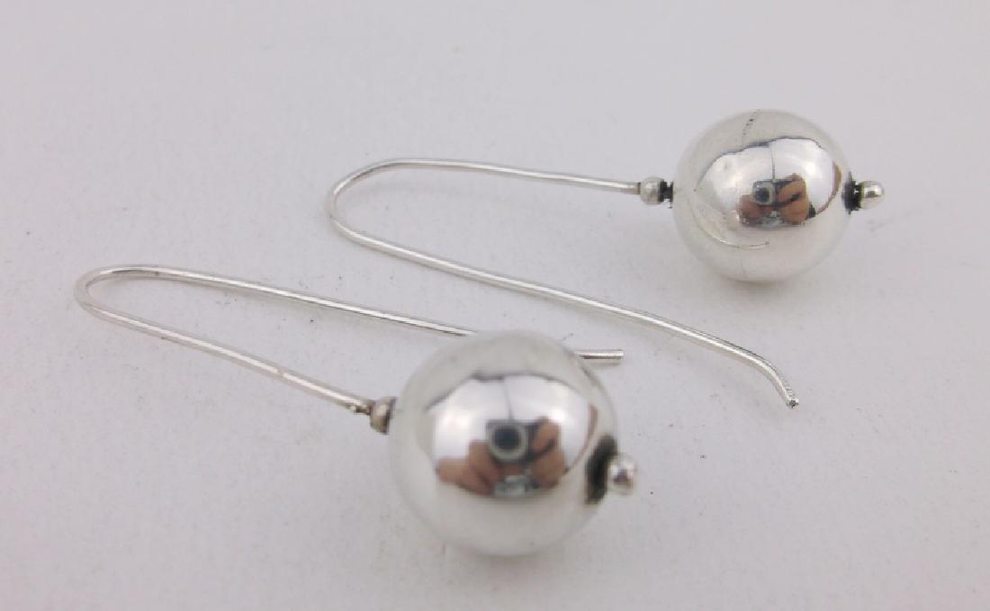 Gorgeous large Sterling Silver Ball Drop Earrings (1 of 1)
