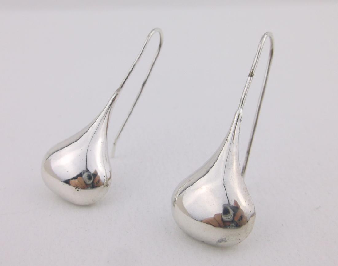 Stunning Sterling Silver Teardrop Earrings Large (1 of 1)