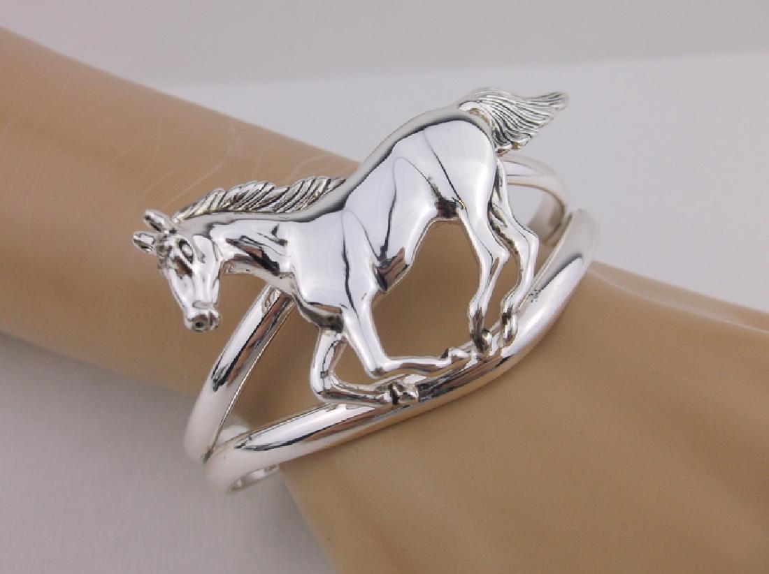 Stunning Large Horse Cuff Bracelet (1 of 2)