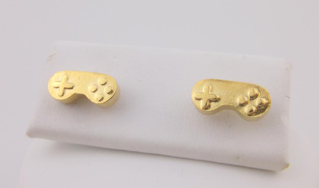 Super Nintendo Joystick Stud Earrings Gamer: new condition