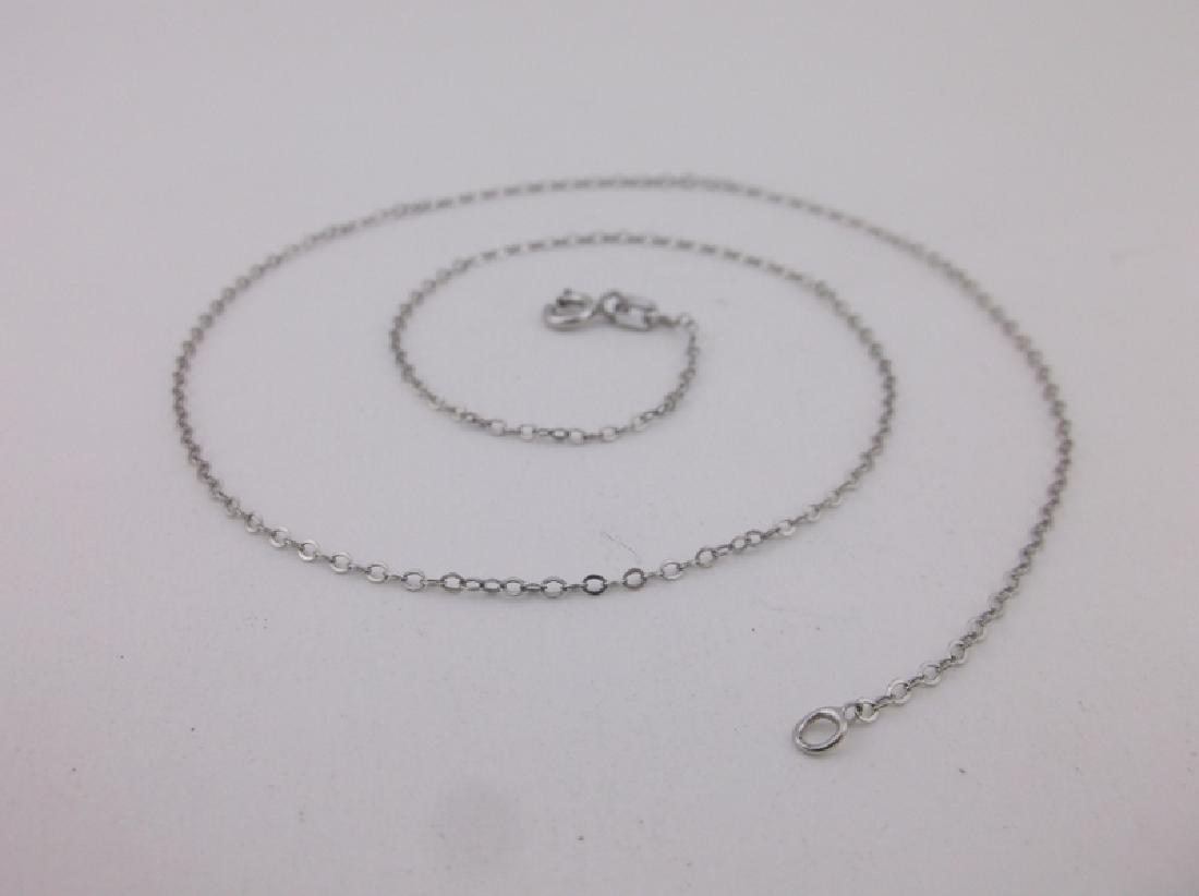 Stunning Sterling Silver Chain Necklace 16": Guaranteed Solid 925 Sterling Silver, in Excellent Condition