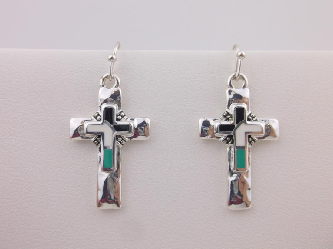 Stunning Cross Earrings: new condition