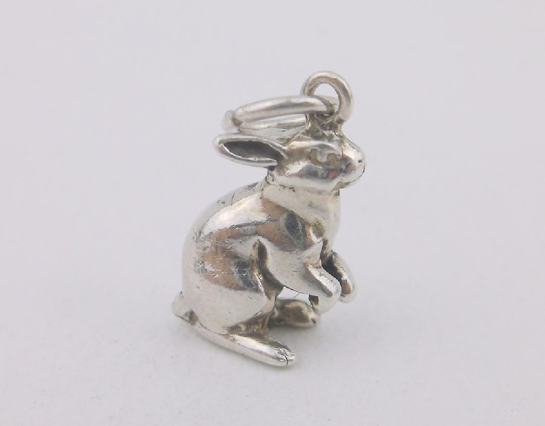Stunning Sterling Silver Rabbit Pendant or Charm (1 of 2)