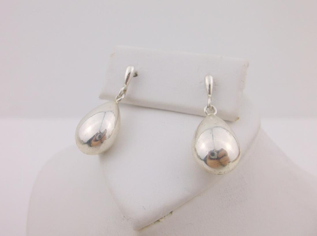 Stunning Sterling Silver Teardrop Stud Earrings (1 of 1)