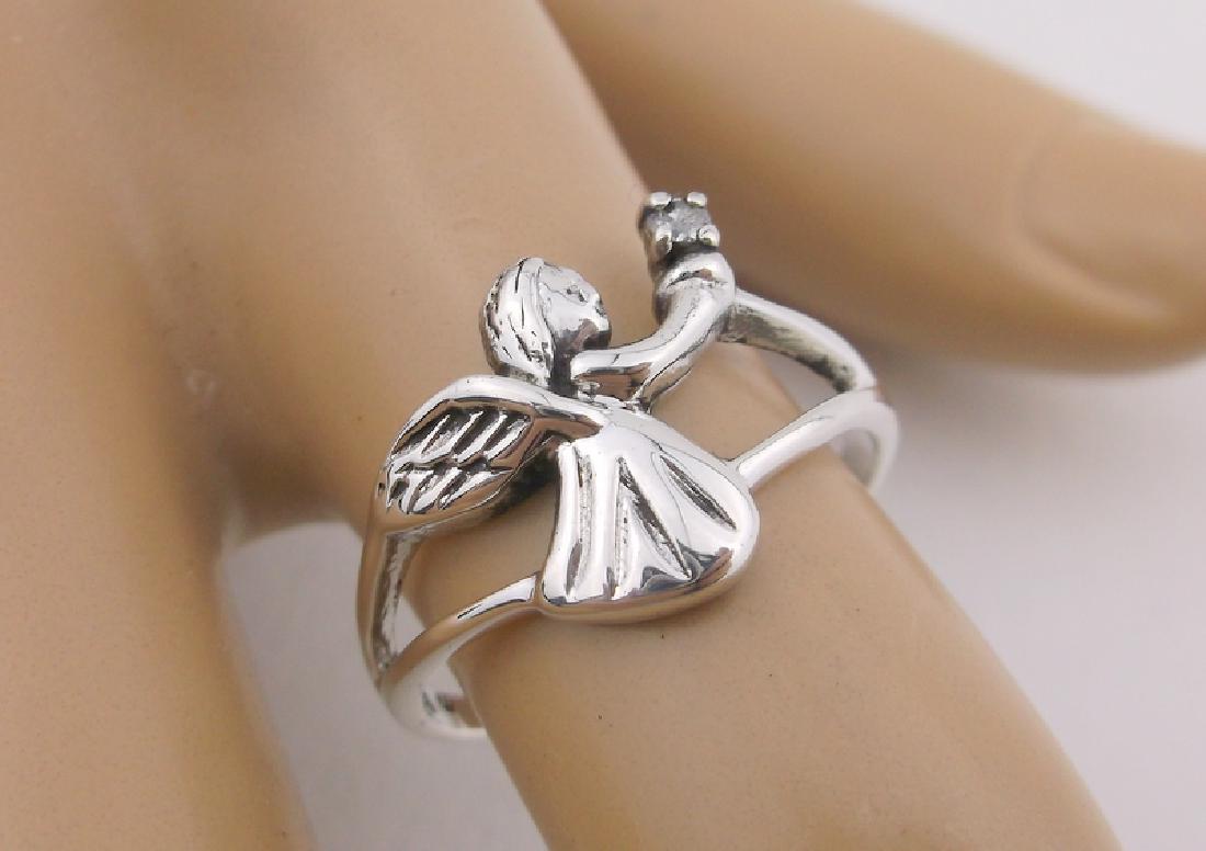 Stunning Sterling Silver Angel Ring (1 of 2)