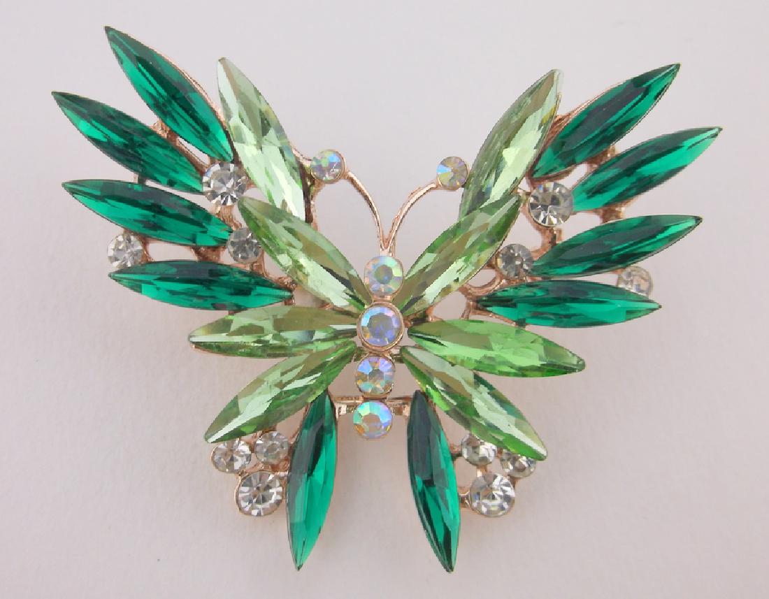Stunning Rhinestone Butterfly Brooch (1 of 1)