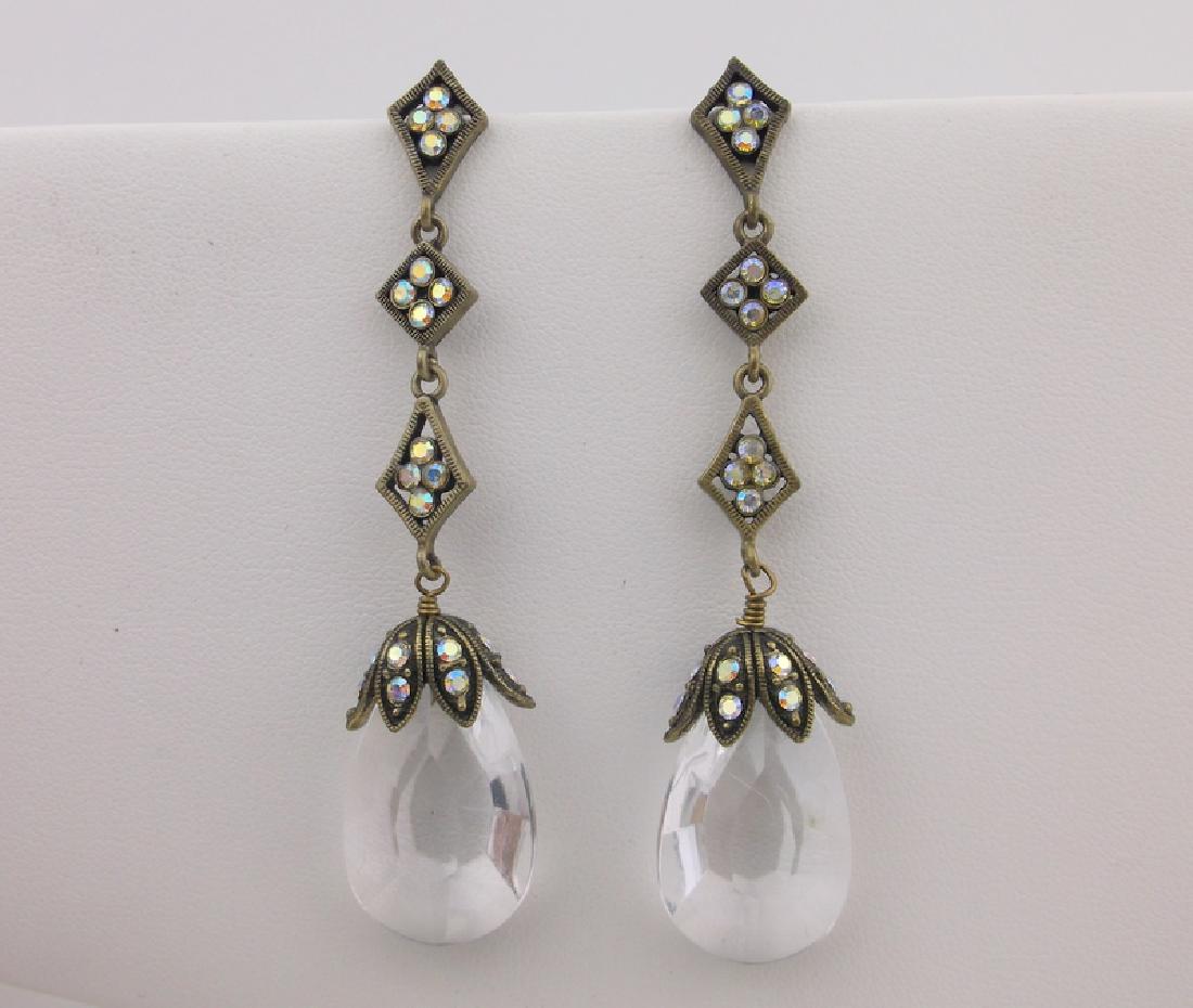 Stunning Rhinestone Drop Earrings (1 of 1)