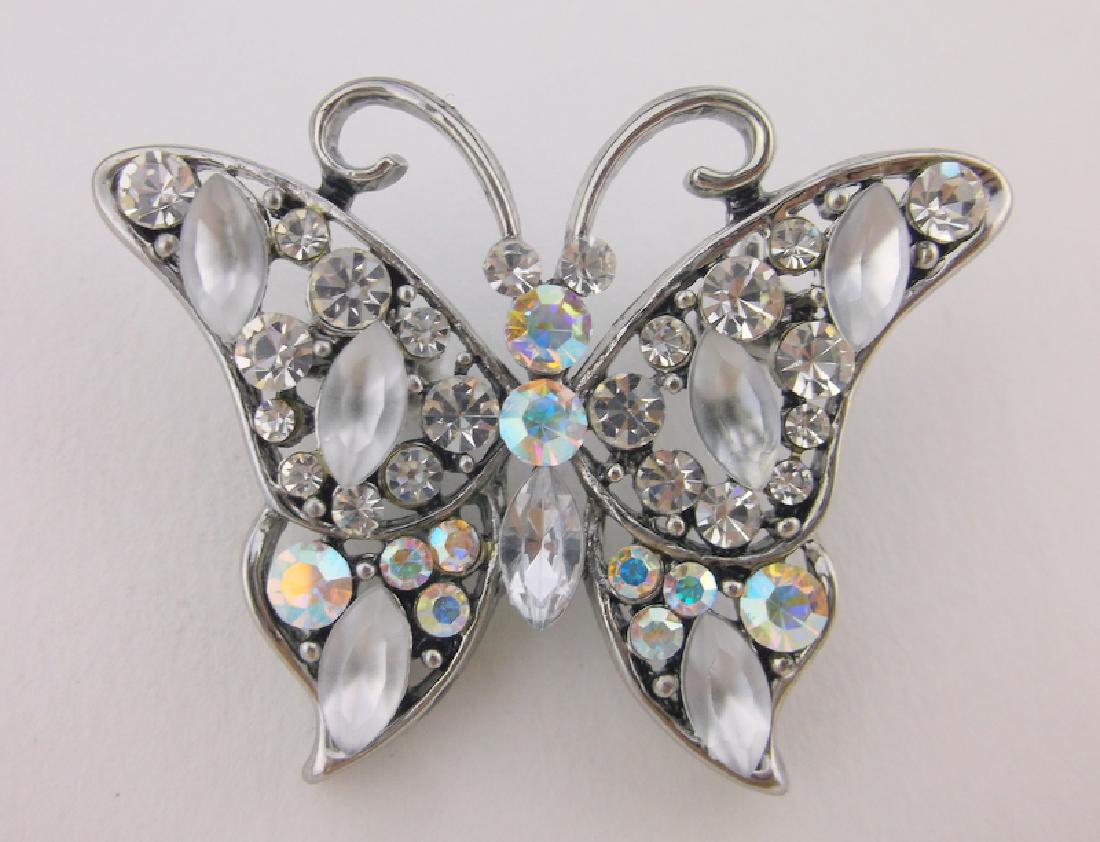 Stunning Rhinestone Butterfly Brooch (1 of 1)