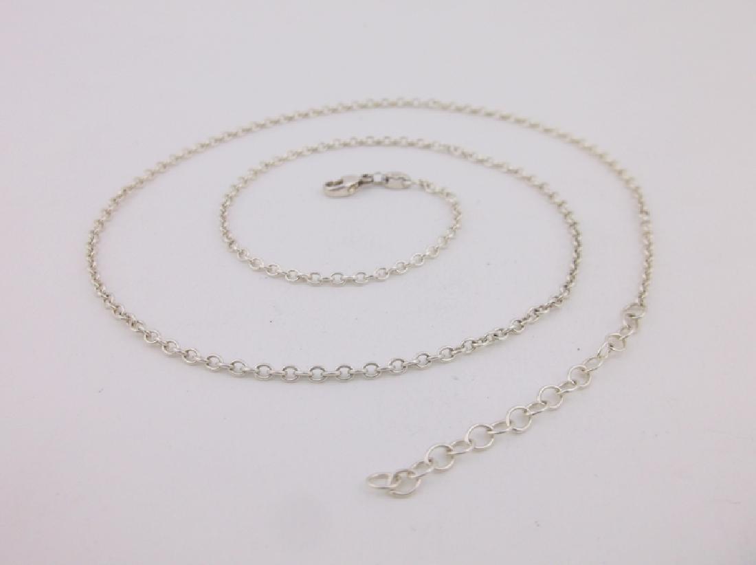 Stunning Sterling Silver Chain Necklace 20": Guaranteed Solid 925 Sterling Silver, in Excellent Condition