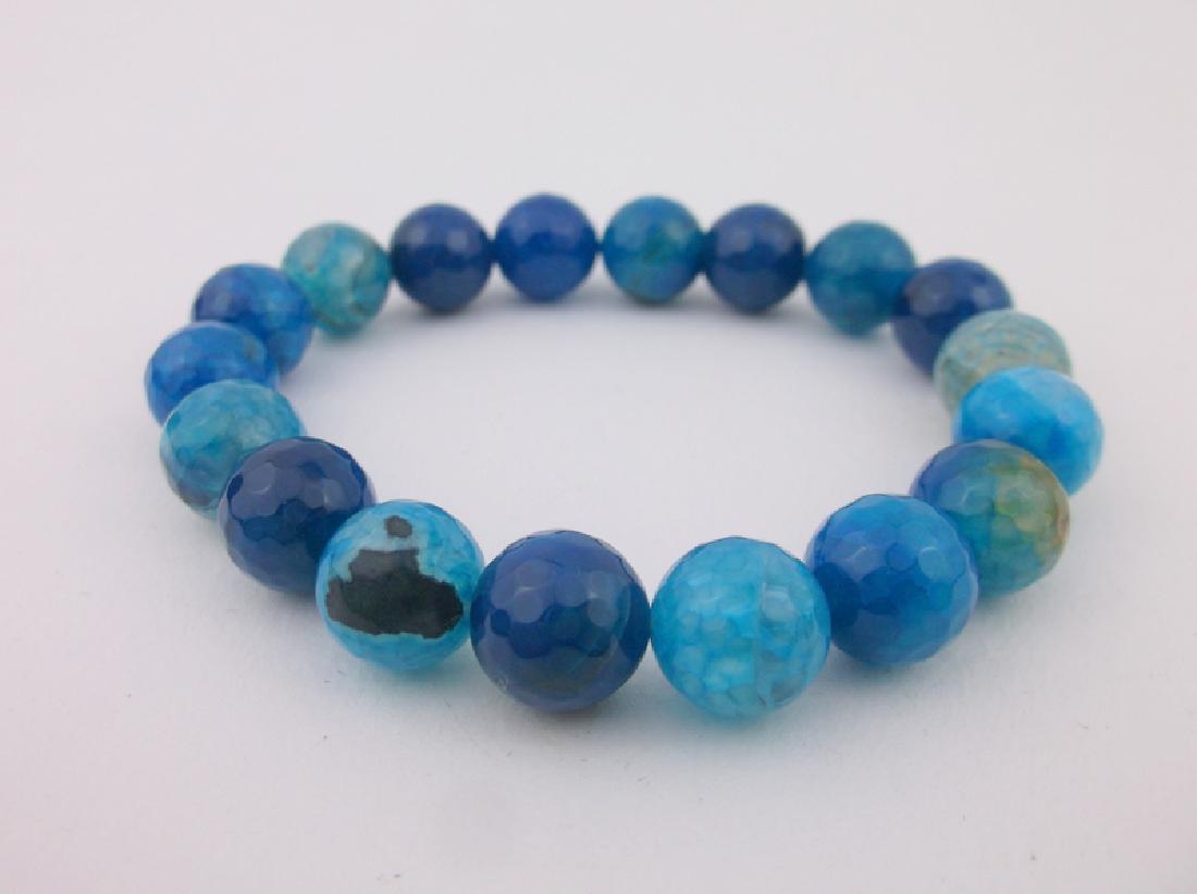 New Healing Blue Geode Bracelet (1 of 1)
