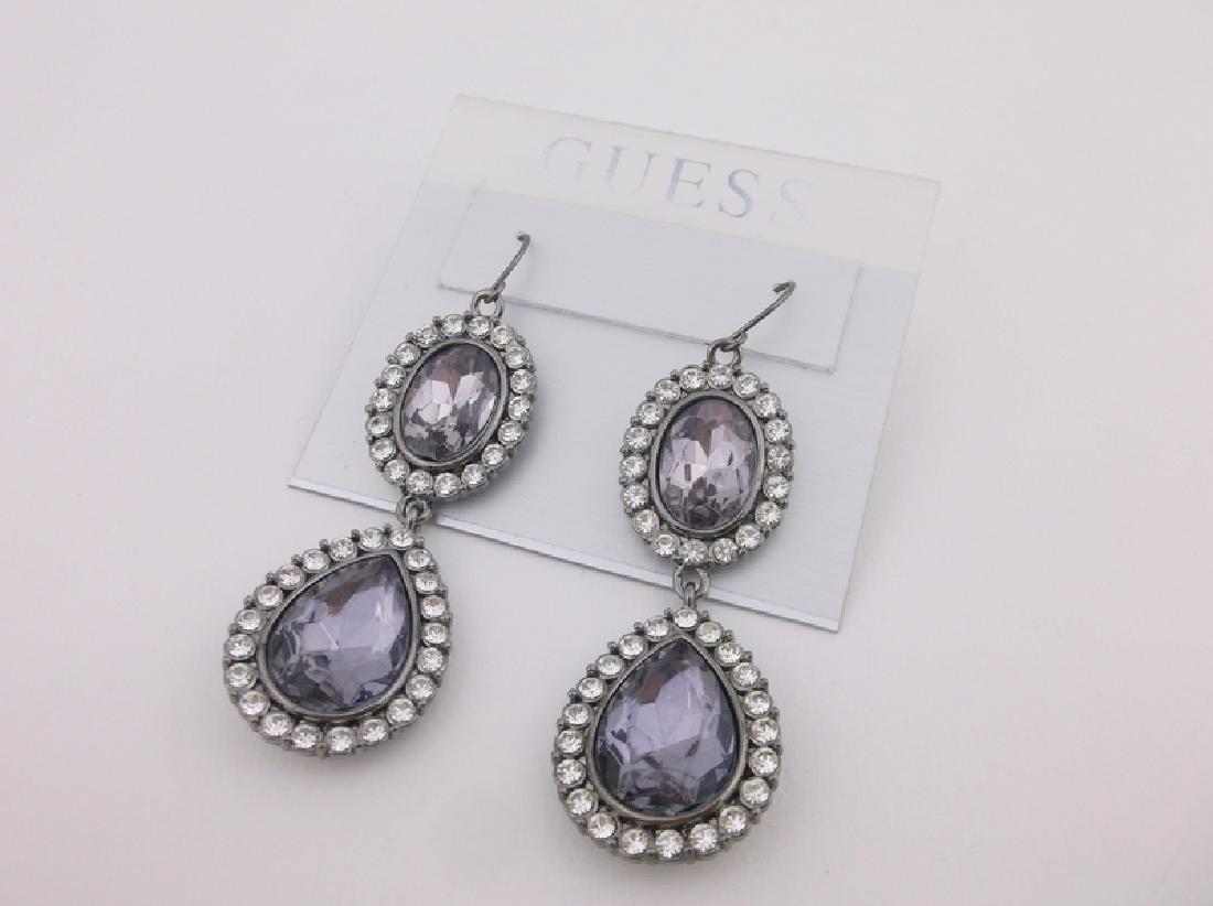 New Guess Designer Rhinestone Earrings (1 of 2)