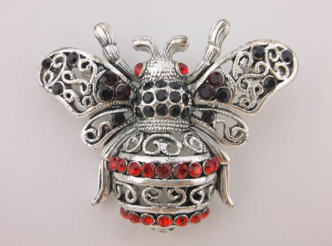 Stunning large Rhinestone Insect Brooch (1 of 1)