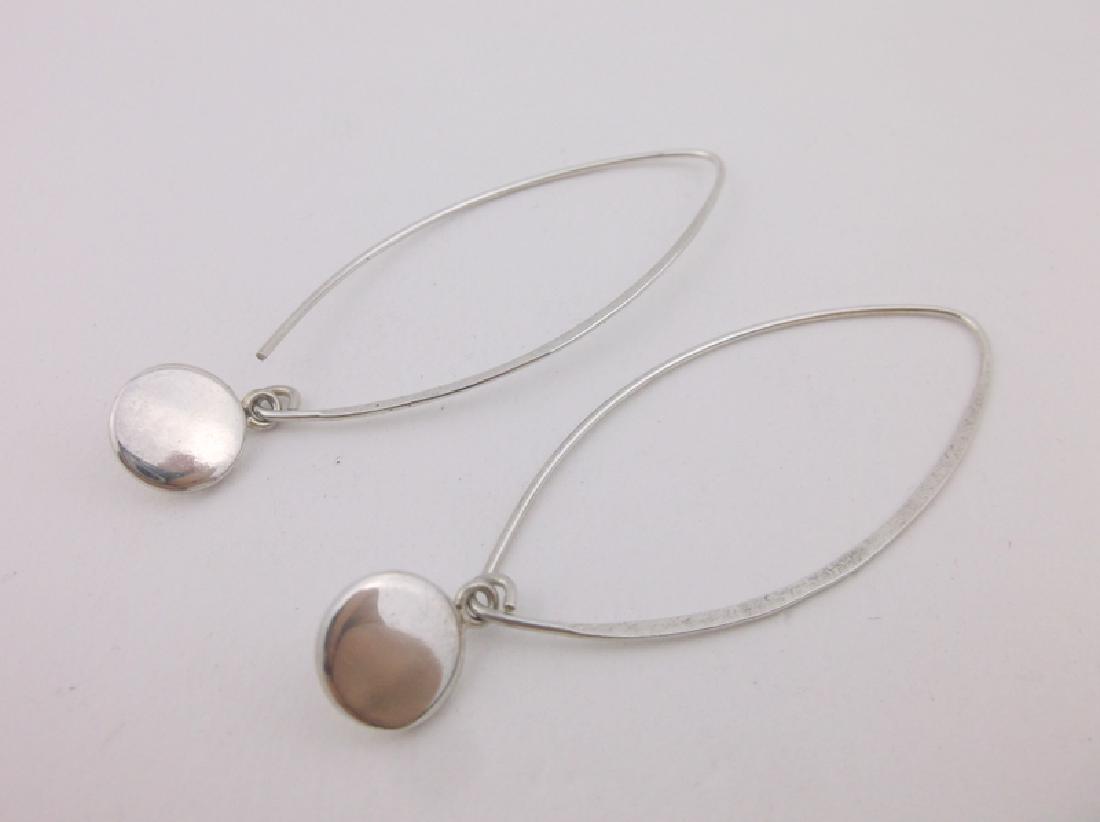 Stunning Large Sterling Silver Drop Earrings (1 of 1)