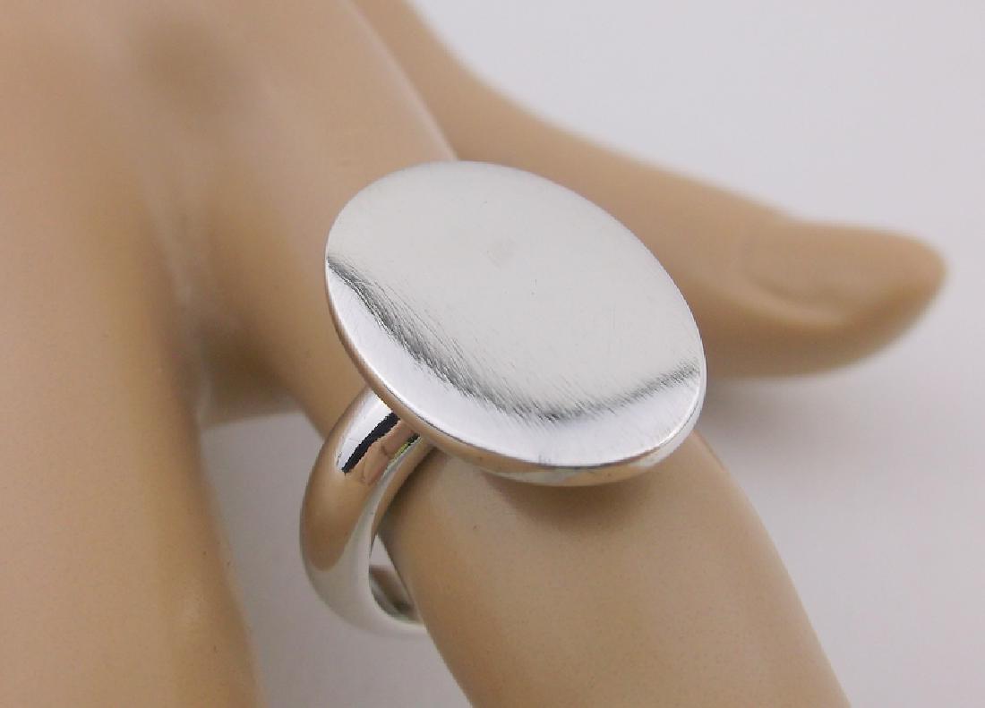 Stunning heavy Sterling Silver Ring 8 Engravable (1 of 2)