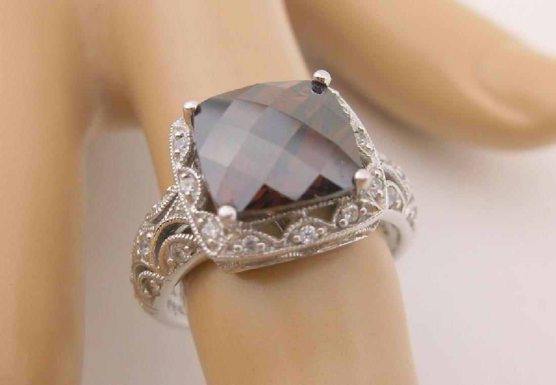 Stunning Tacori Sterling Smokey Quartz Ring 8 (1 of 4)