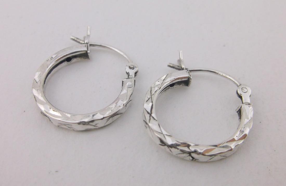 Stunning Sterling Silver Hoop Earrings (1 of 1)