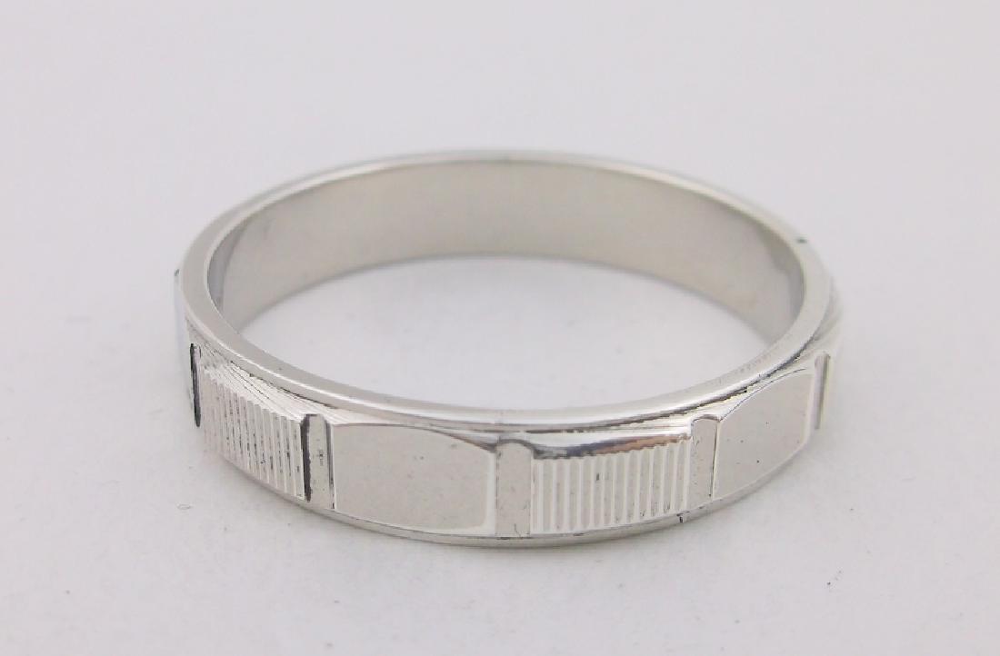 Stunning Sterling Silver Mens Band Ring 12 (1 of 2)
