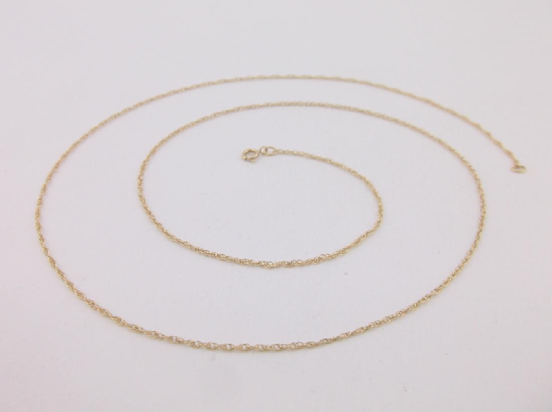 Stunning 10kt Gold Chain Necklace 20" (1 of 1)