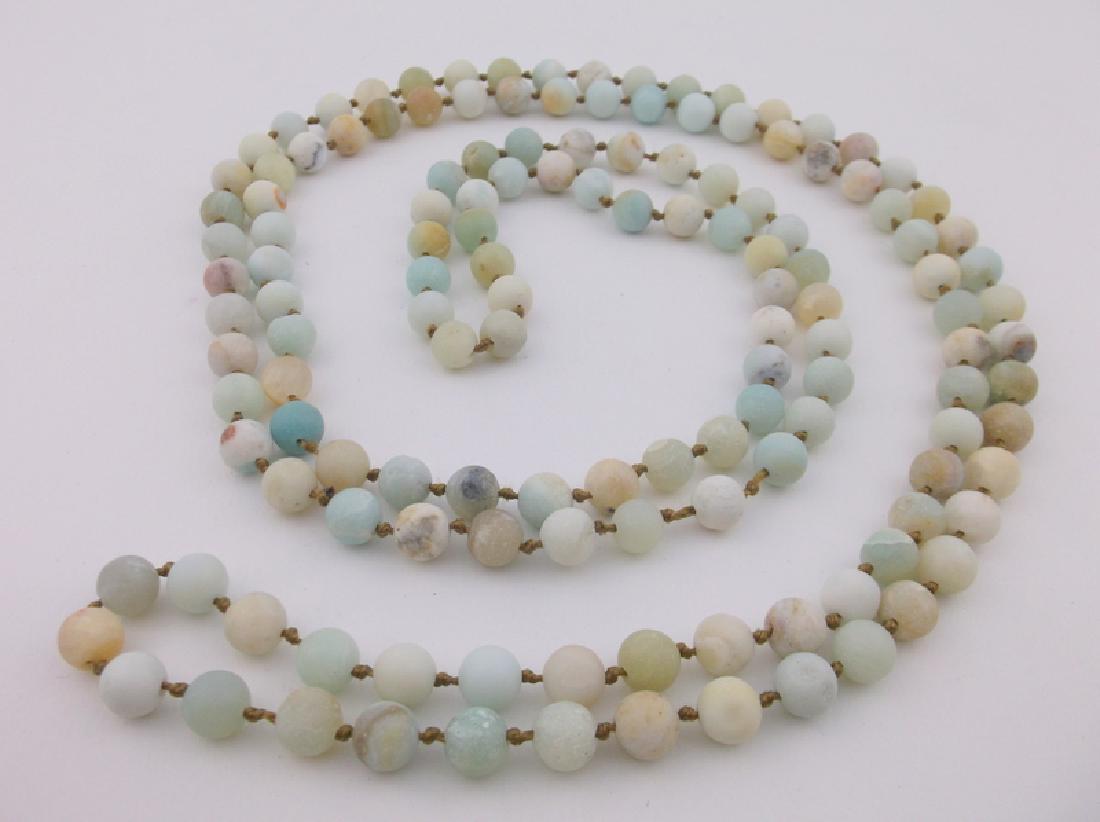 New Healing Amazonite Necklace 60 Inch (1 of 2)