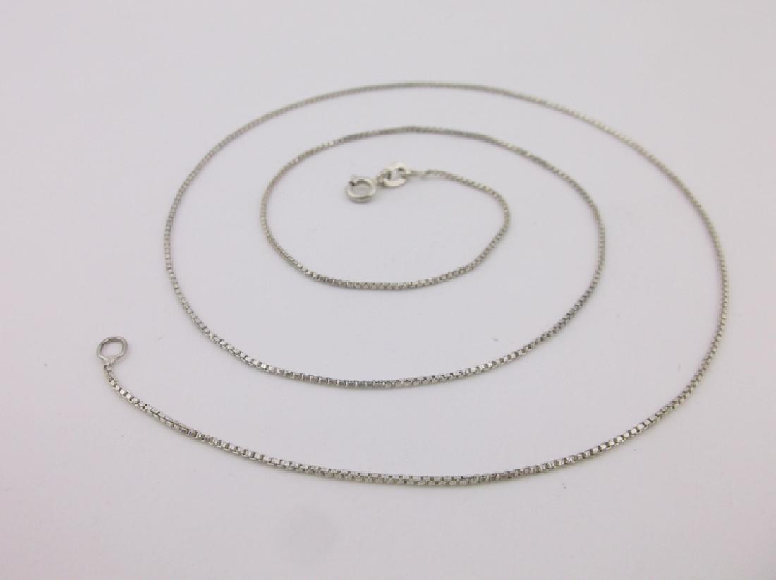 Beautiful Sterling Silver Chain Necklace 21" (1 of 1)