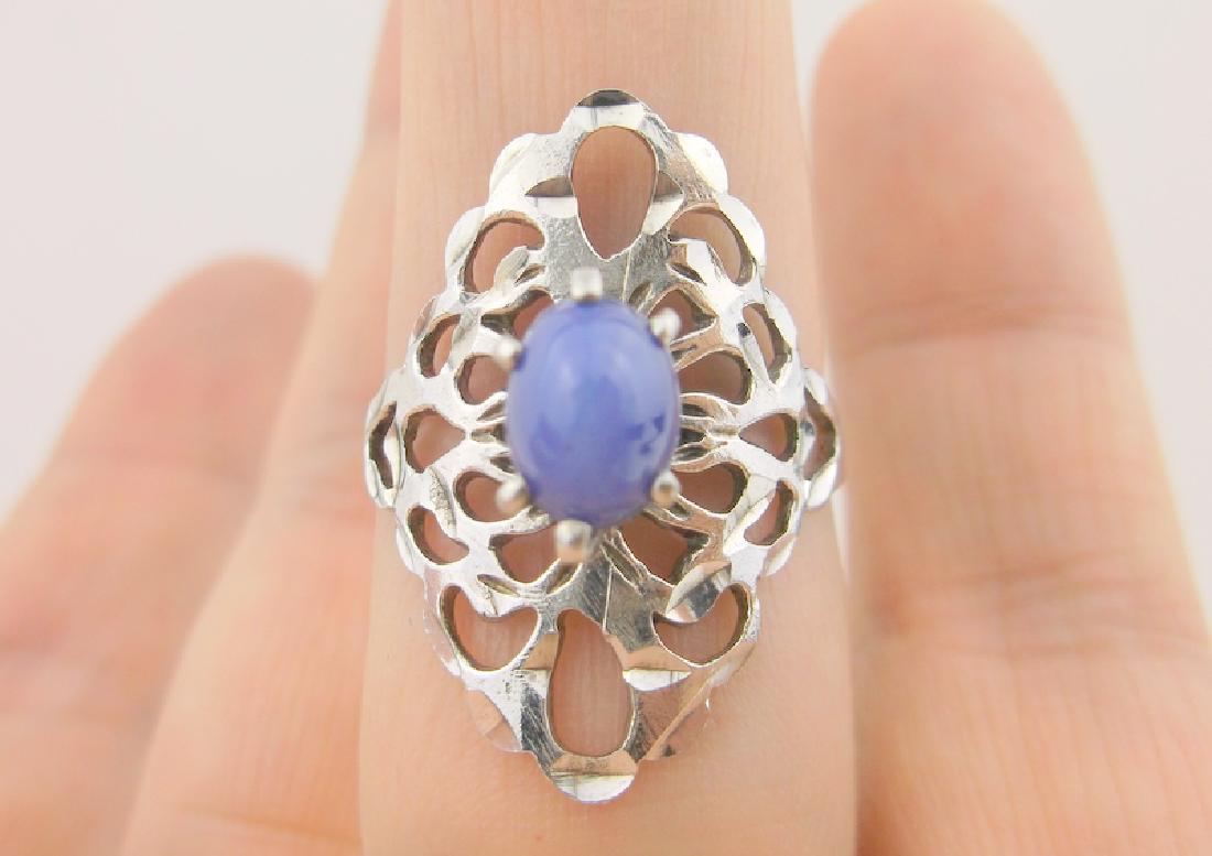 Stunning Sterling Silver Star Sapphire Ring 10 (1 of 5)