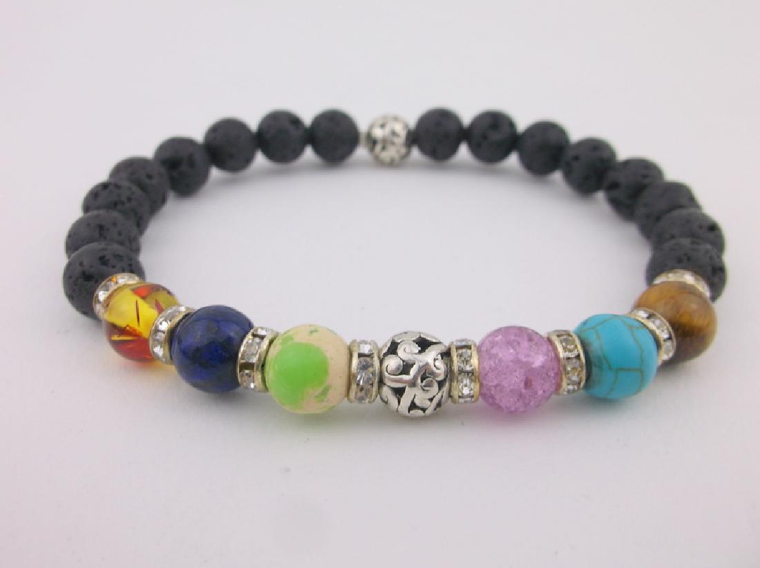 New Healing Gemstone Chakra Bracelet (1 of 1)