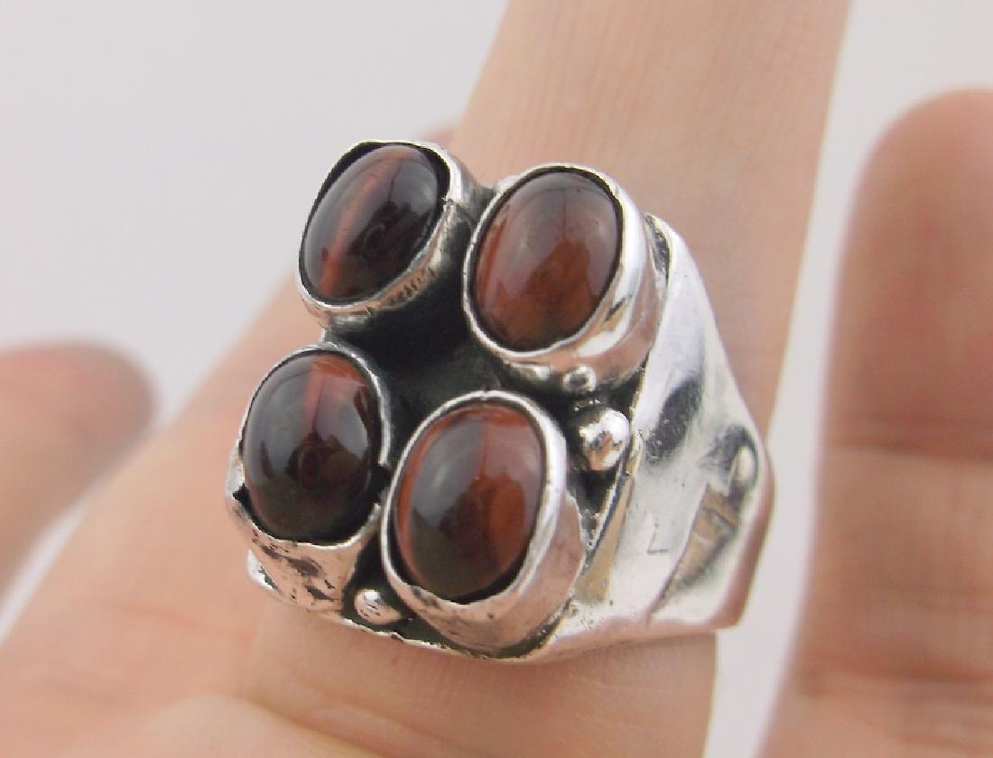 Huge Navajo Sterling Gemstone Ring 9 Heavy Stunning (1 of 5)