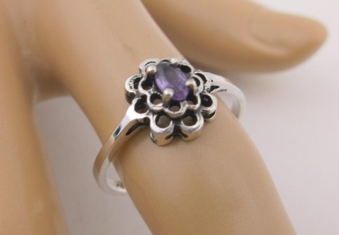 Stunning Sterling Silver Amethyst Ring 9 (1 of 2)