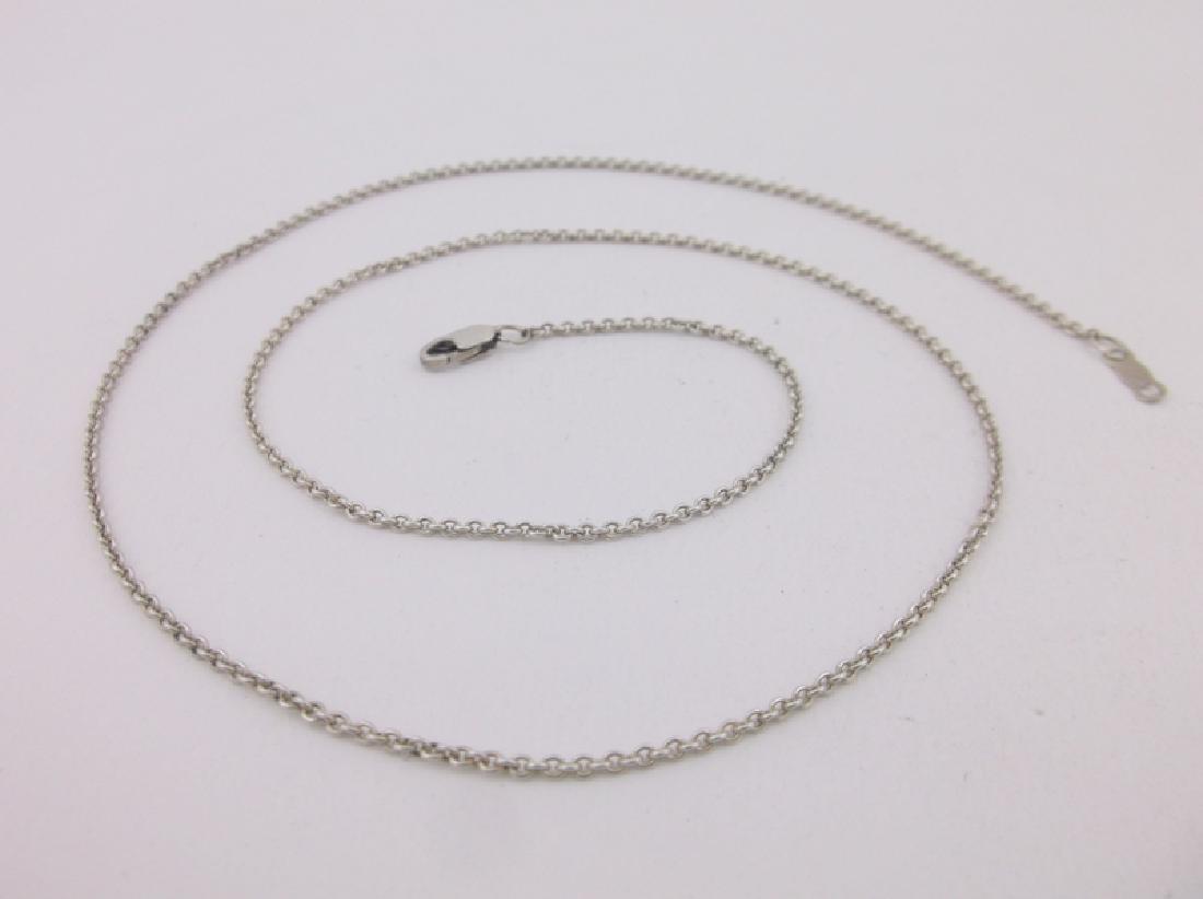 Stunning Sterling Silver Chain Necklace 19": Guaranteed Solid 925 Sterling Silver, in Excellent Condition