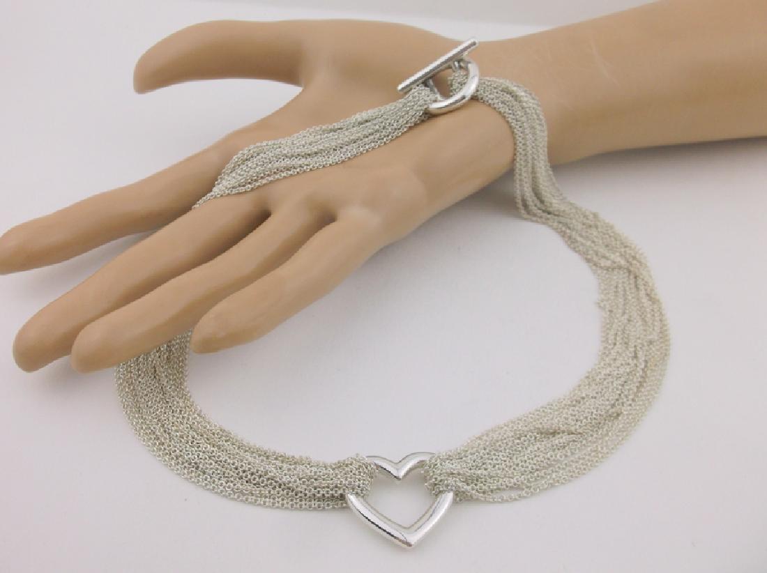Authentic Tiffany & Co. Sterling 20 Strand Necklace 18" (1 of 7)