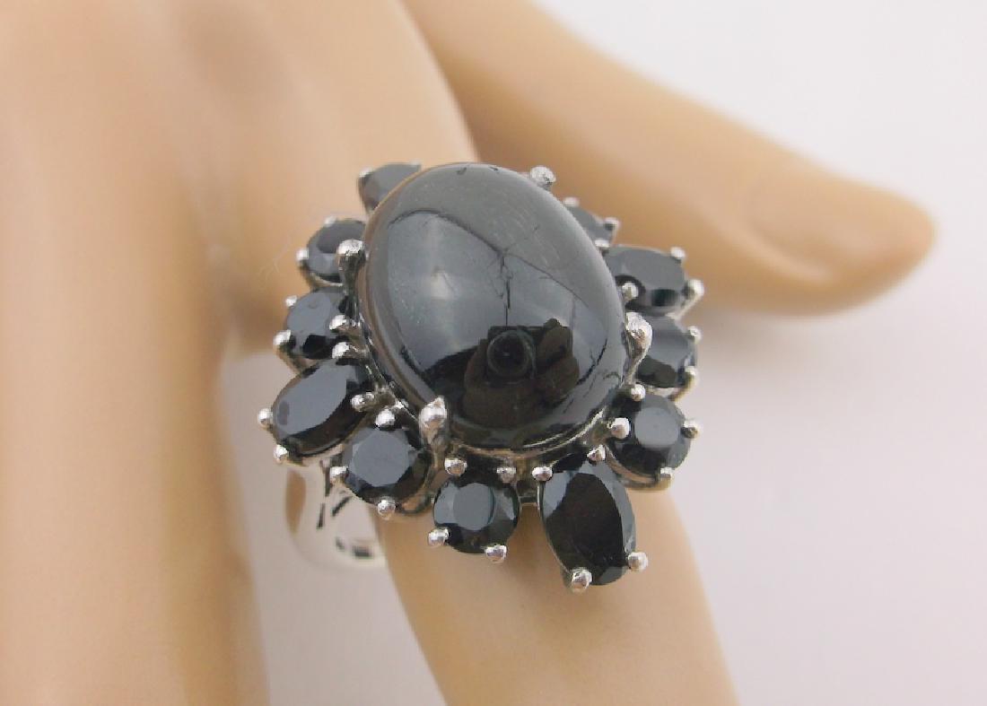 Stunning Sterling Silver Gemstone Ring 10 (1 of 2)